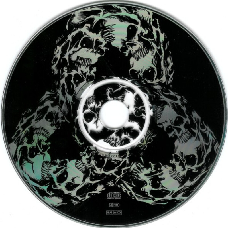 R A W   by La Muerte (printed CD label)